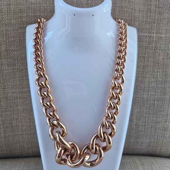 Jewelry - Fashion Necklace Chain Rose Gold Tone Fashion Jewelry Necklace Unbranded